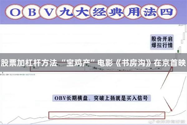 股票加杠杆方法 “宝鸡产”电影《书房沟》在京首映