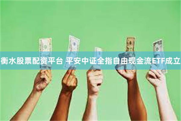 衡水股票配资平台 平安中证全指自由现金流ETF成立